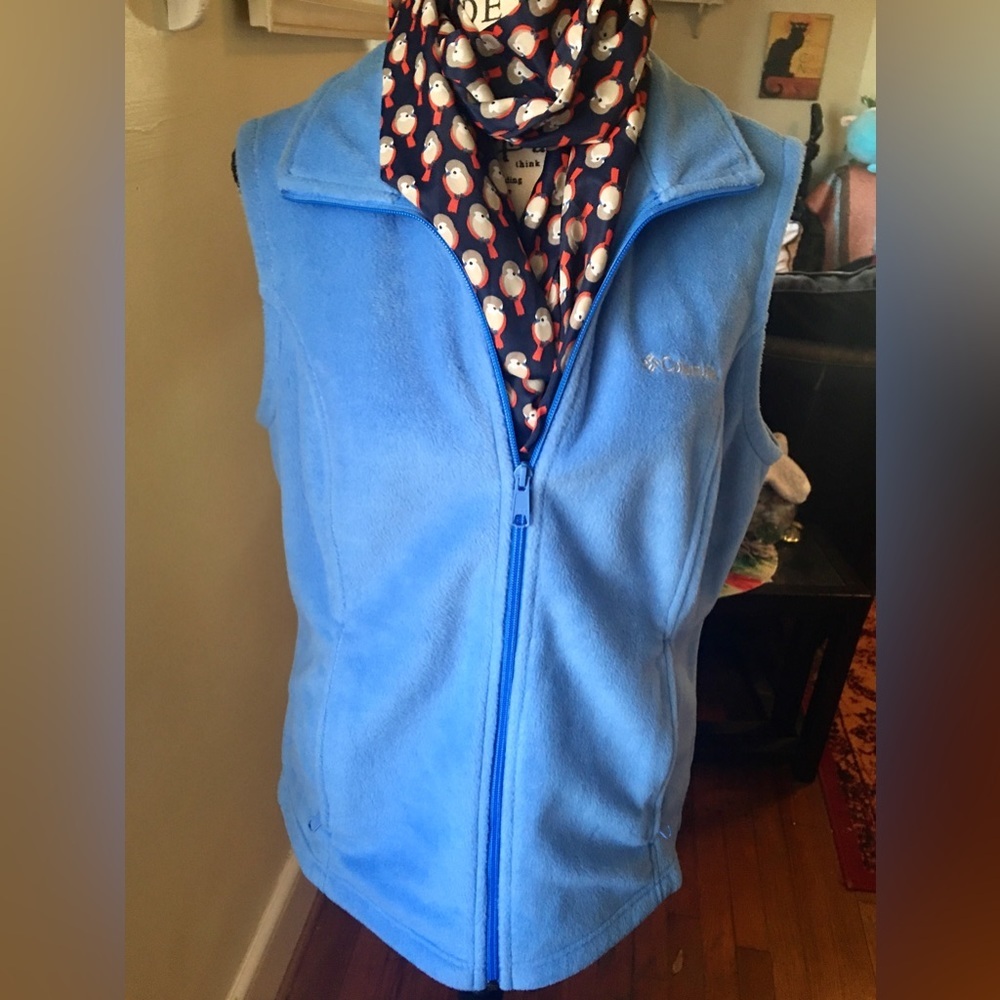 Little Bird Print Infinity Loop Infinity Scarf - Picture 6 of 8